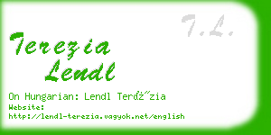 terezia lendl business card